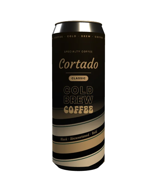A can of Cortado Classic Cold Brew Coffee